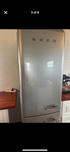 Grey Smeg Fridge & Freezer630164847174431127