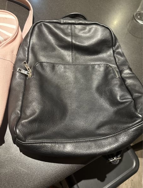 Libaire black leather purse handbag pocketbook