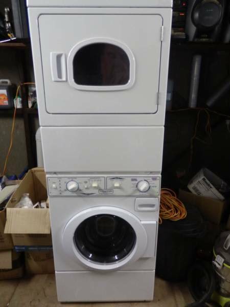 Speed Queen Kleenmaid Stacked Washer Dryer Commercial Residential630137856001291123