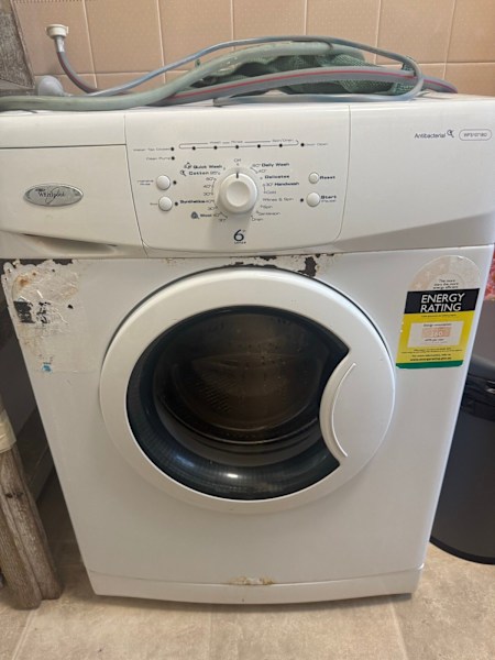 FREE 7.5kg Front Load Whirlpool Washing Machine PICK UP630208465912351120