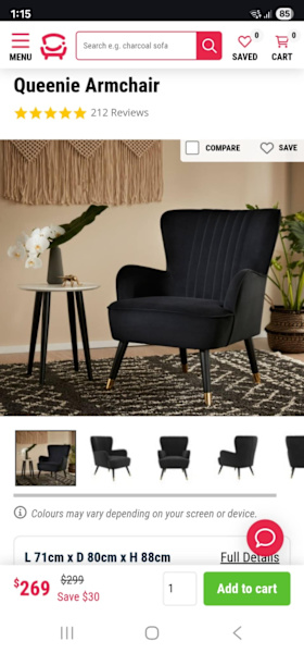 Queenie Armchair62863370732289111