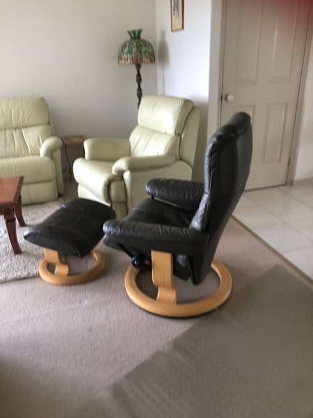 Luxury recliner and footstool634376245539851111