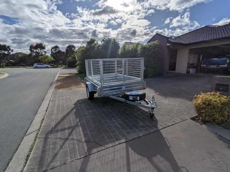 7x5 Cage Trailer with Tilt - Hire Service GORDON62936654418561113
