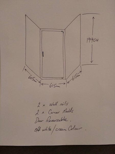 framed glass shower screen 63005185196801113