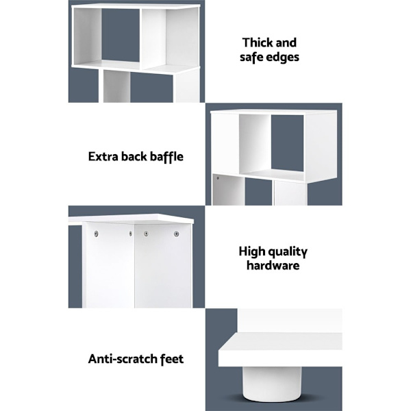 Bookshelf 3 Tiers - NINA White62863413119362113