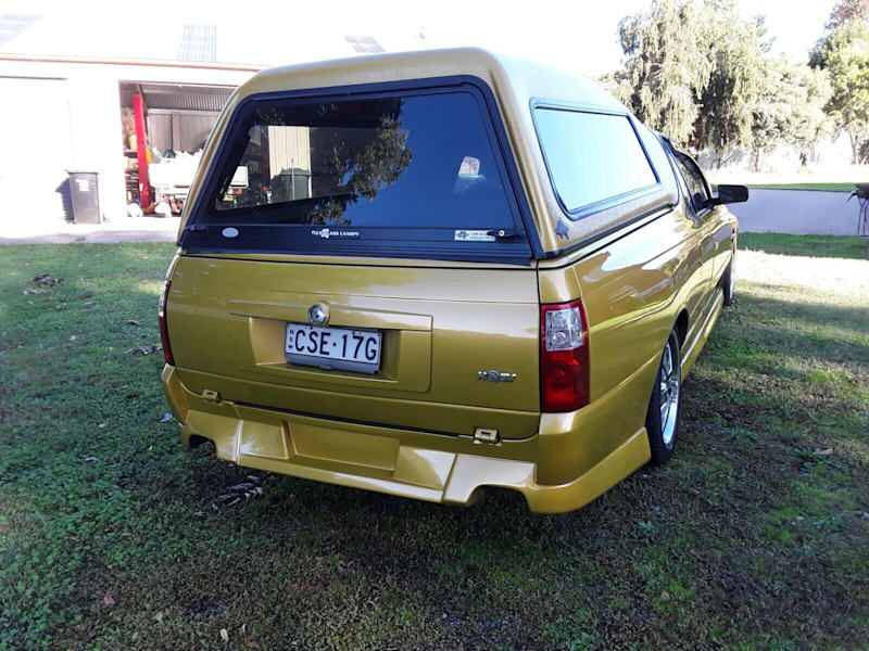 2002 HOLDEN COMMODORE S 6 SP MANUAL UTILITY, 2 seats VUII62882772369027113