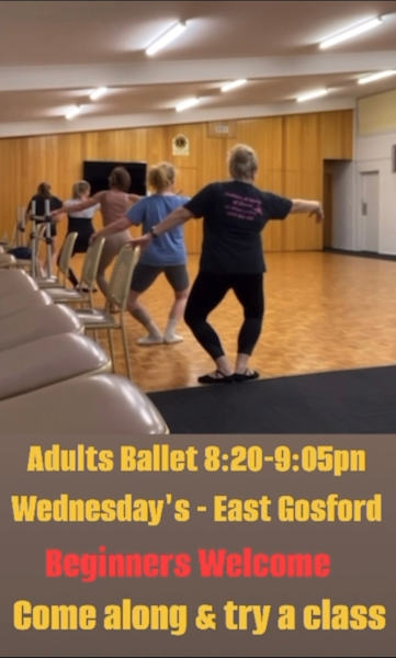 Adults Jazz & Ballet classes Dance classes for Adults -East Gosford 62863417115394112