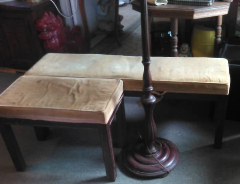 2 Vintage Bedroom Benches  628633794538251119