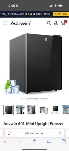 Brand new in box - 60L mini upright freezer63612126314499112