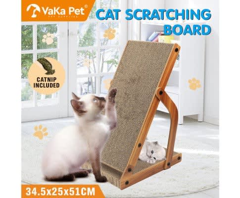 VaKa Cat Scratching Scratcher Board Cat Tree Pad Lounge Toy