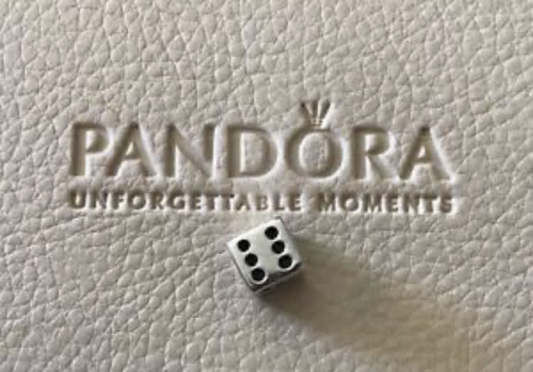 Pandora, Jewelry, Sterling Silver Pandora Moments Charm Bracelet And Las  Vegas Dice Charm