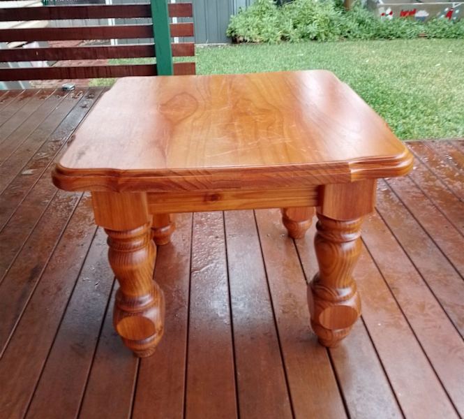 Small Natural Timber Square Coffee Table 62863408299778111