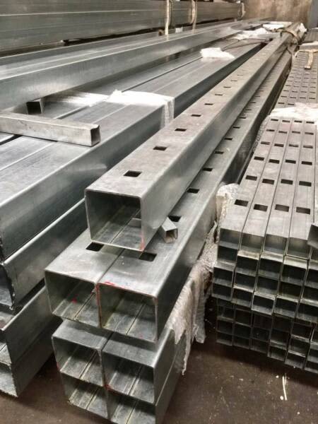 Galvanised 100x100x8000mm Single and  Double Punched 25mm SQ630089177173771111