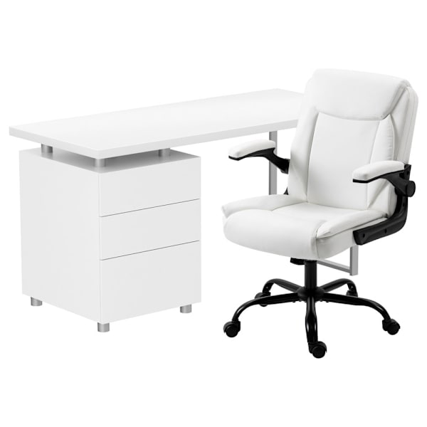 Computer Desk Executive Office Chairs Sets White62863839966339111