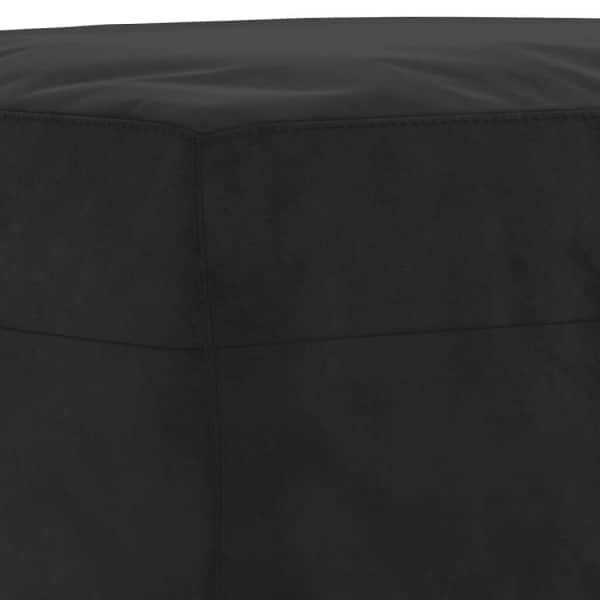 3 Piece Sofa Set with Cushions Black Velvet62863411724290111