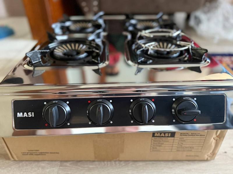 FREE DELIVERY BRAND NEW 4 BURNER STEEL STOVE $23563021731666307112