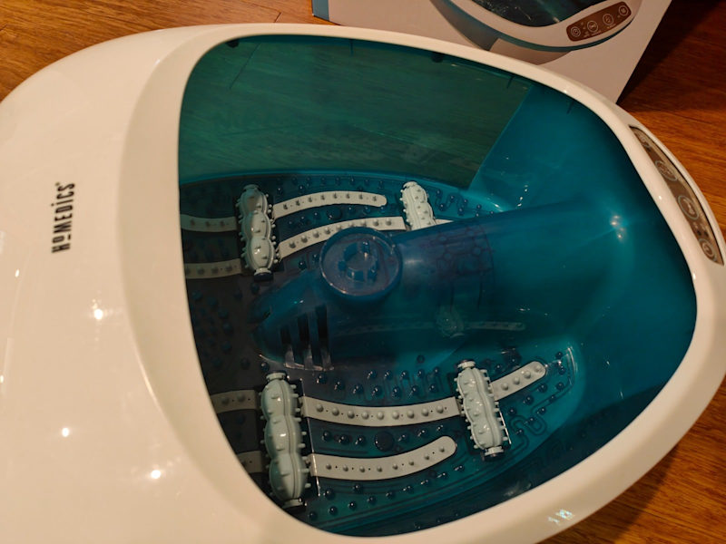 Homedics Pedi Luxe Foot Spa with Heat-4 in 1 Bubble Spa63470145430275114