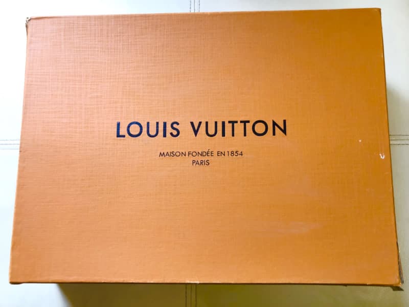 LOUIS VUITTON EMPTY GIFT BOX WITH MAISON FONDEE EN 1854 PARIS BAG 10.5 x  4.5 x