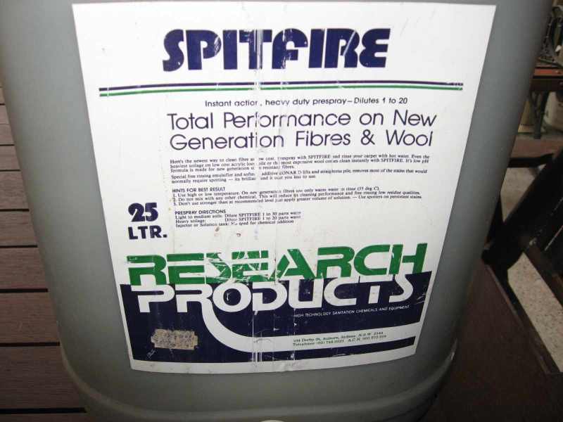 25 Litre Container Research Products Spitfire Carpet Cleaner63019079814402112