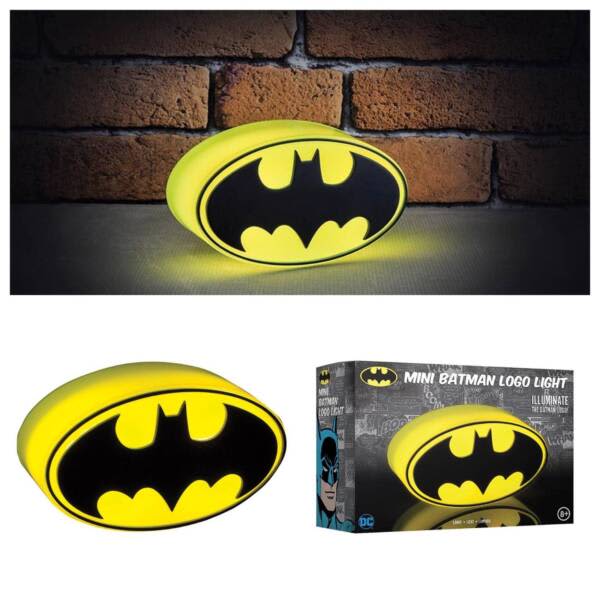 mini batman logo light