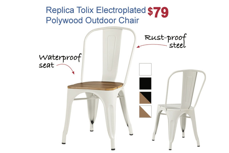 Heavy duty outdoor chairs  – 2 designs and 4 colours!62863384008194111