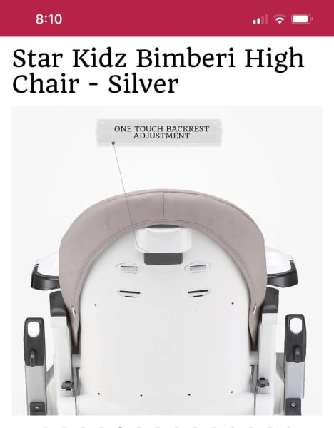 Star Kidz High Chair In Very Good Condition | Childcare & Nanny | Gumtree  Australia Glen Eira Area - Ormond | 1315204073