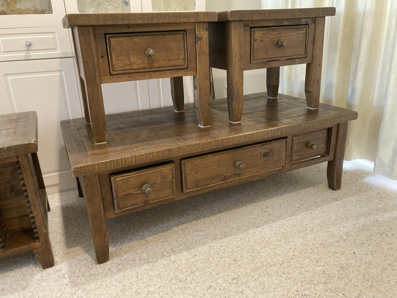 1825 Furniture large coffee table, TV Cabinet, two side tables 62865820717827111