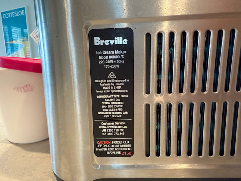 Breville Smart Ice Cream Maker63612128864130111