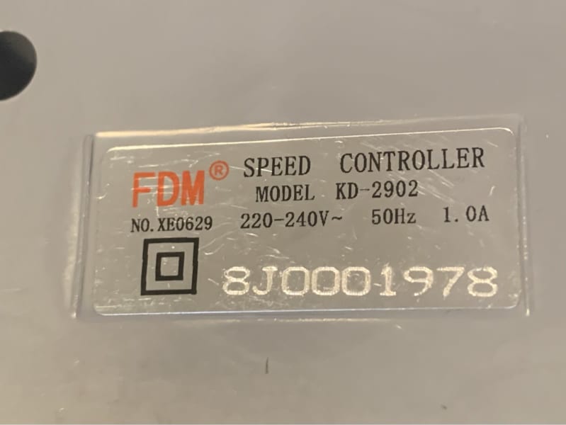 Brother Sewing Machine Foot Pedal speed controller KD-290263019533447810112