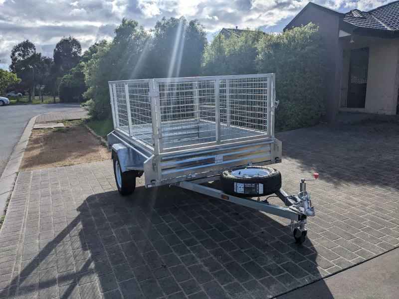 7x5 Cage Trailer with Tilt - Hire Service GORDON62936654418561111