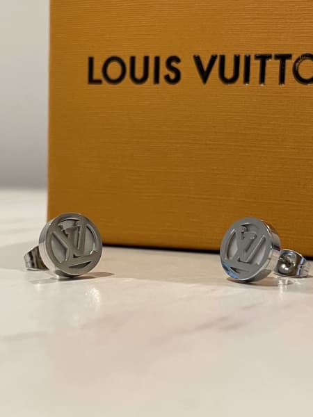 Louis Vuitton, A pair of Nanogram sweet dreams earrings. Marked