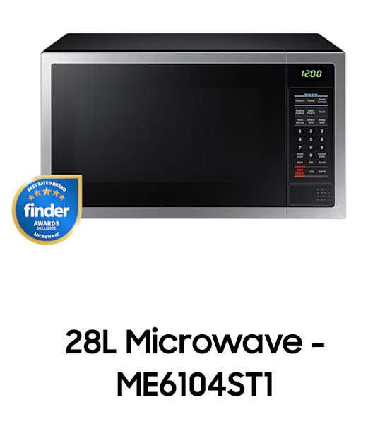 Samsung Microwave 28L 1000W ME6104ST163019990955779110