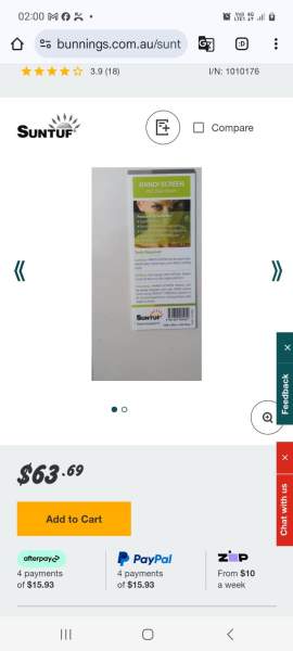 Suntuf 60cm x 84 x 4mm Clear PVC Handisheet (1pc Only)63006000625922114