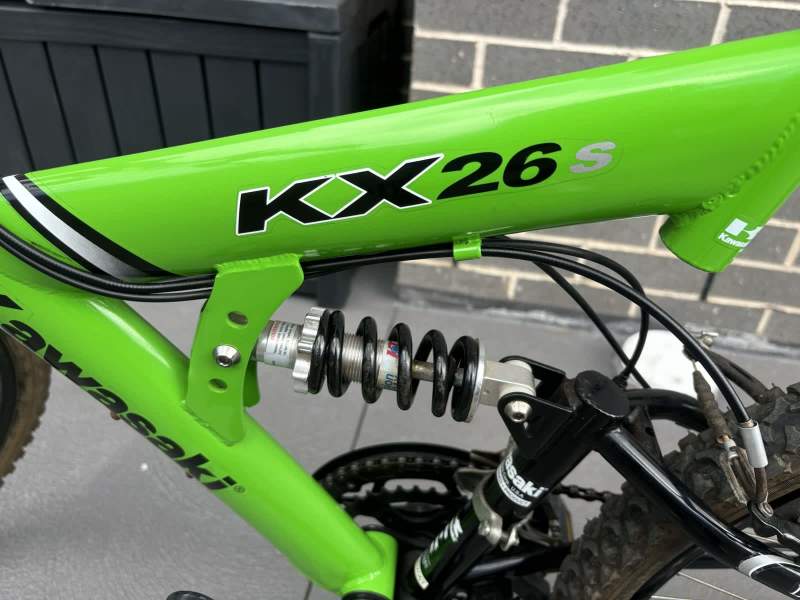 Green Kawasaki KX26s mountain bike for sale Men s Bicycles in Fairfield West NSW Gumtree Australia