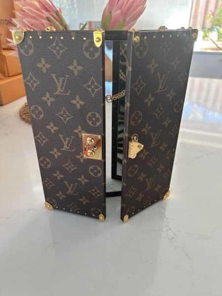 2022 Authentic Louis Vuitton Monogram Home Mirror Trunk Dust Bag