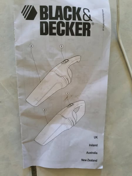 Black and Decker dust buster63019993552386112
