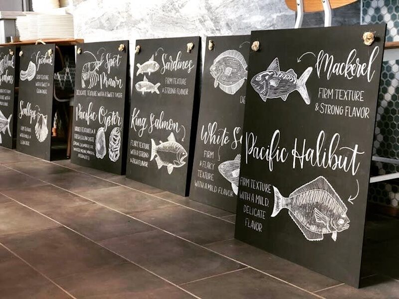 chalkboard artist for hire near me