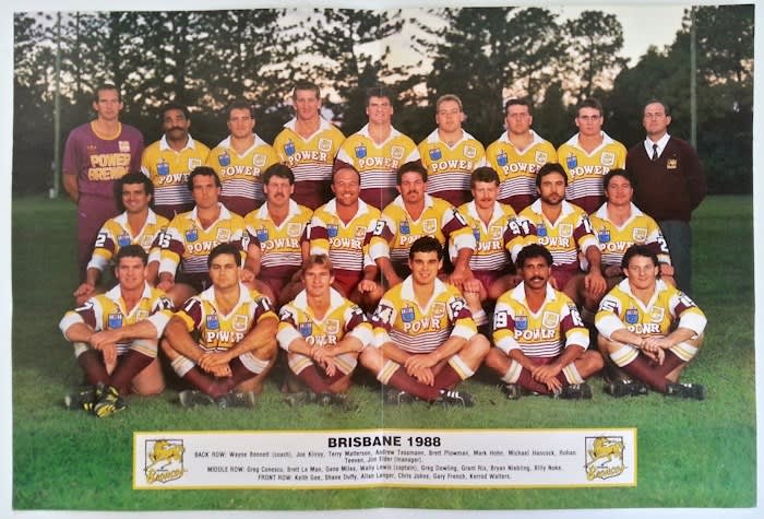 Brisbane Broncos 1988 Mens Retro Jersey