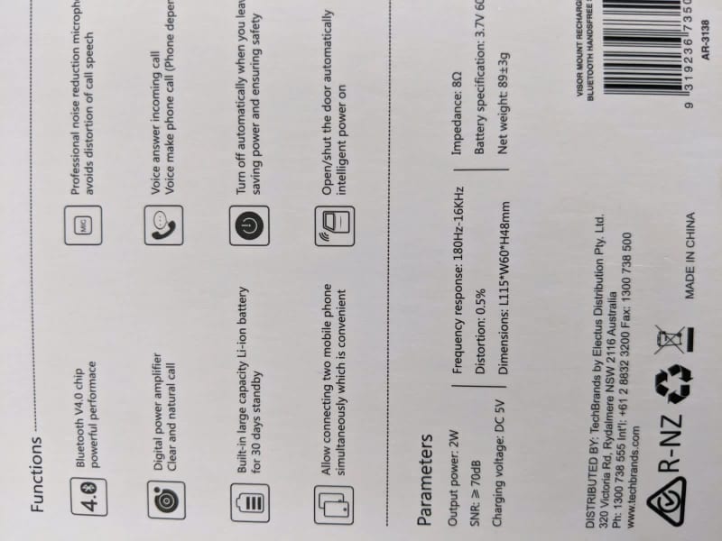 BLUETOOTH HANDS FREE SYSTEM - NEW63013783440897111