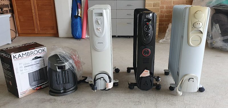 4 - Oil/Ceramic/Electric Heaters - All in working and good condition!!63470140899841110