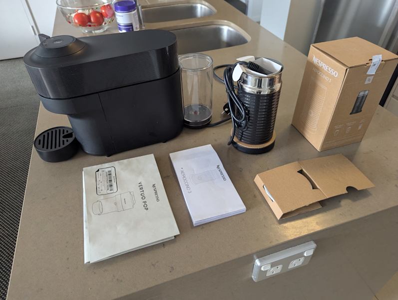 Nespresso coffee machine - Vertuo Pop with Aeroccino Milk Frother63018174161794111