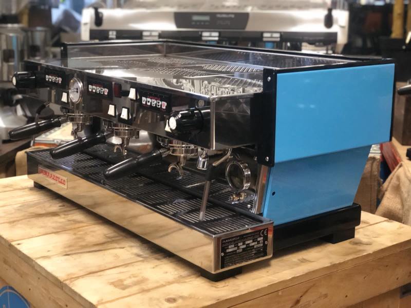 LA MARZOCCO LINEA CLASSIC AV 3 GROUP BABY BLUE ESPRESSO COFFEE MACHINE63442044090627113