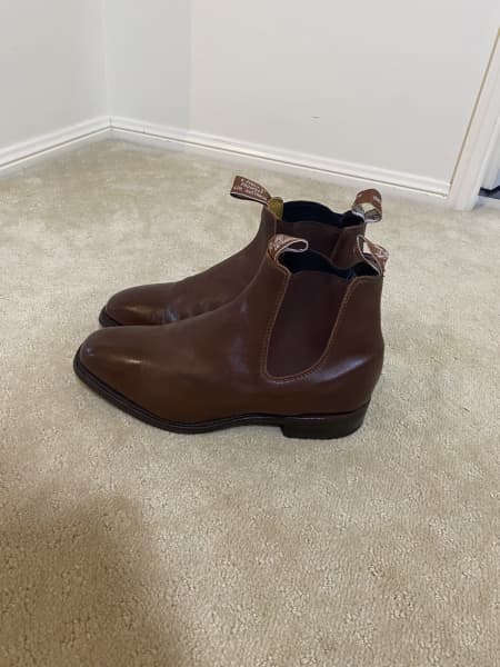 RM Williams Brown Suede Leather Chelsea Boots Tag Size 9 (approx. like US  10)
