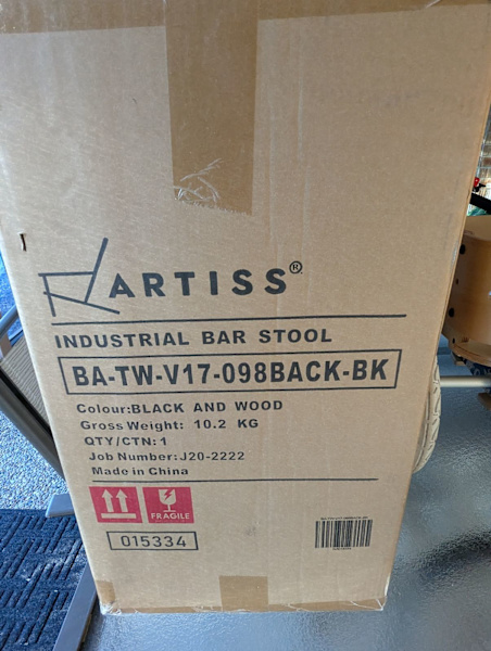 Bar Stools - Artiss metal and wood62863406862339114