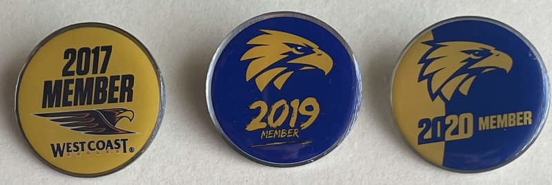 Pin on West coast eagles