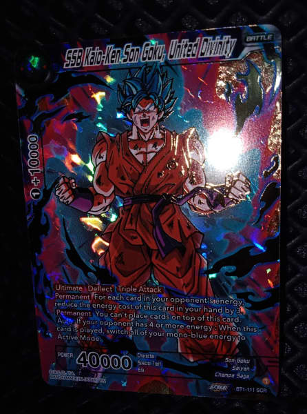 SSB Kaio-Ken Son Goku, United Divinity (BT1-111) Dawn of the Z 