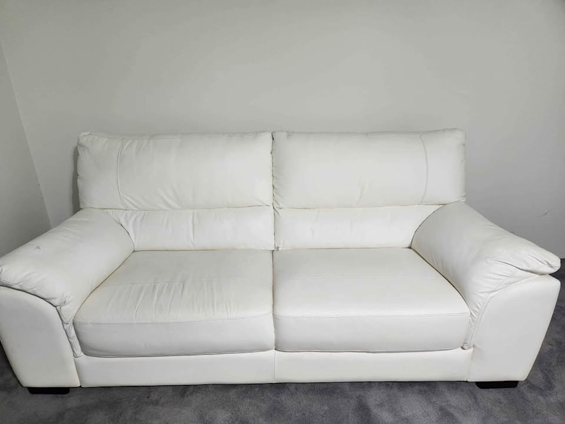 Two white couches - must go!62863383421441112