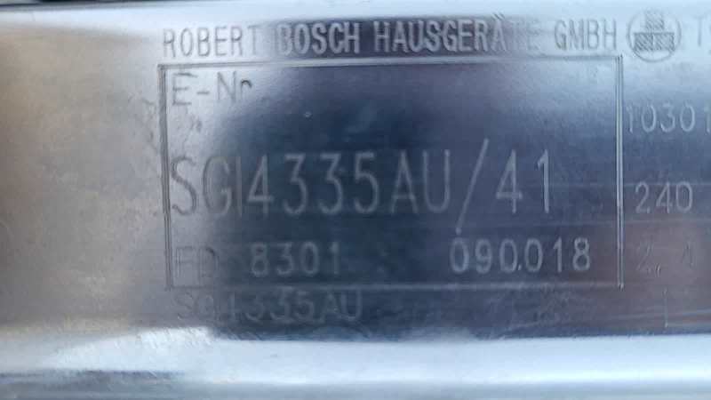 Bosch SGI4335AU/41 60 CM Built-in/Built-under Dishwasher63016059899009113