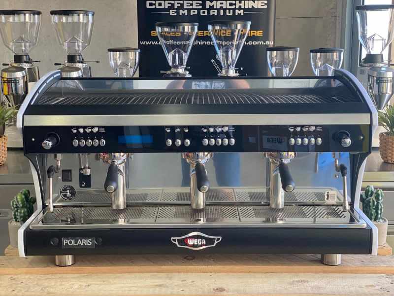 Brand New Wega Polaris Tron 3 Group Coffee Machine Open Box - Black63016488172289111