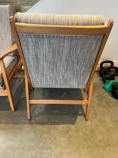 Refurbished pair of mid century armchairs 62863381645441112